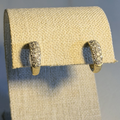 Aretes de aro de 14K oro amarillo