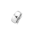 Anillo de plata con acabado rodinado