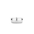 Anillo de plata con acabado rodinado