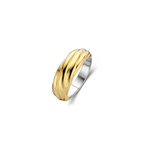 Anillo de plata bañada en oro amarillo