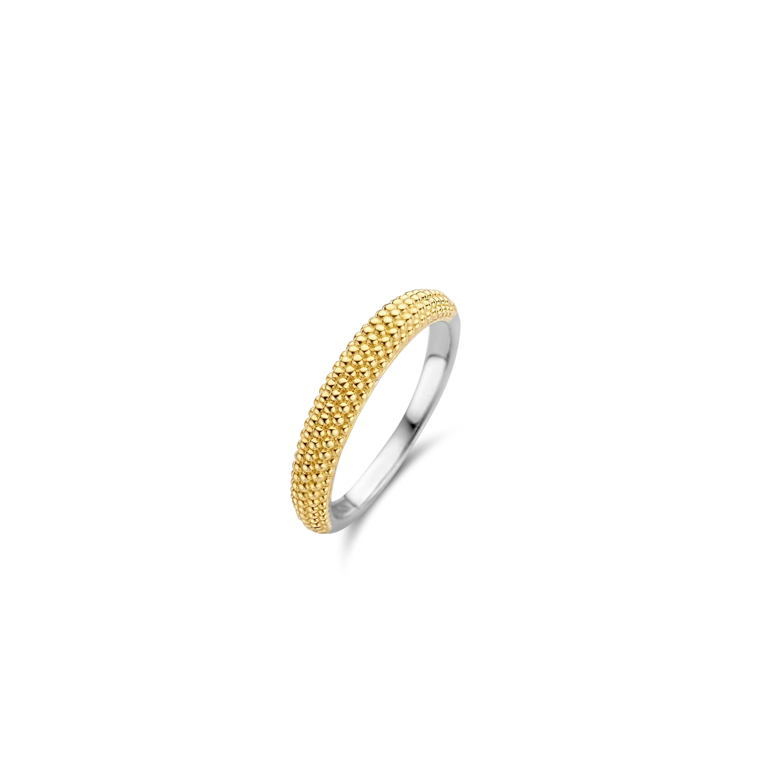 Anillo de plata bañada en oro amarillo