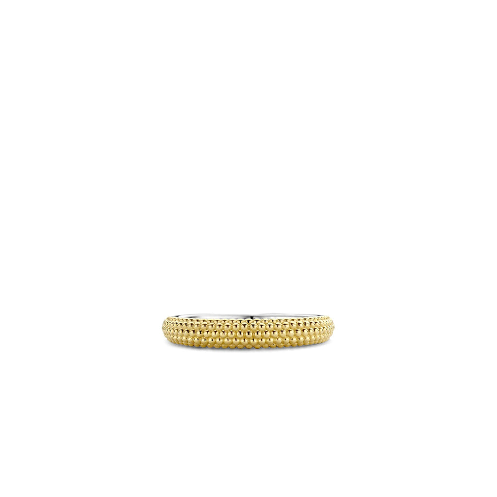 Anillo de plata bañada en oro amarillo