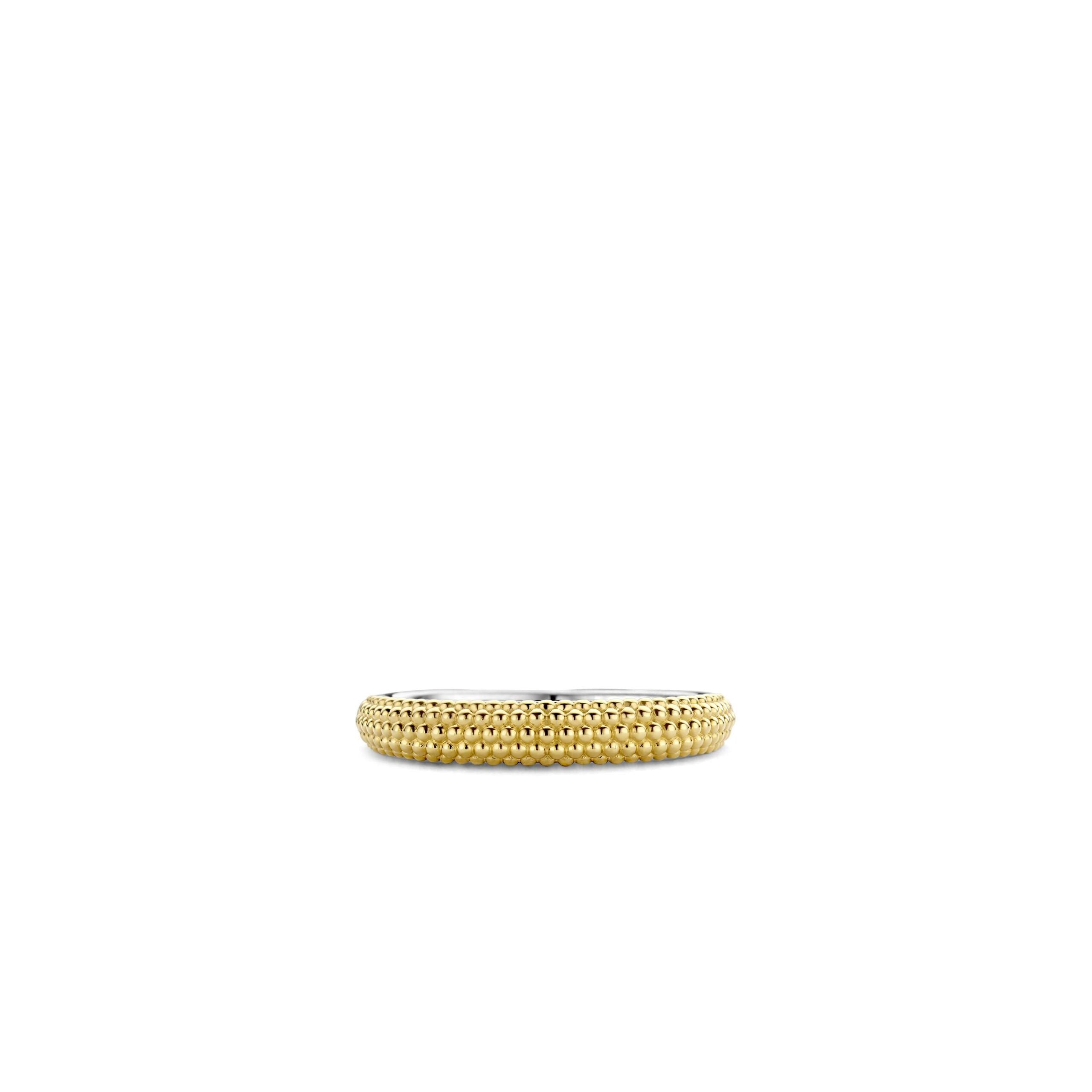 Anillo de plata bañada en oro amarillo