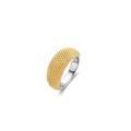 Anillo de plata bañada en oro amarillo