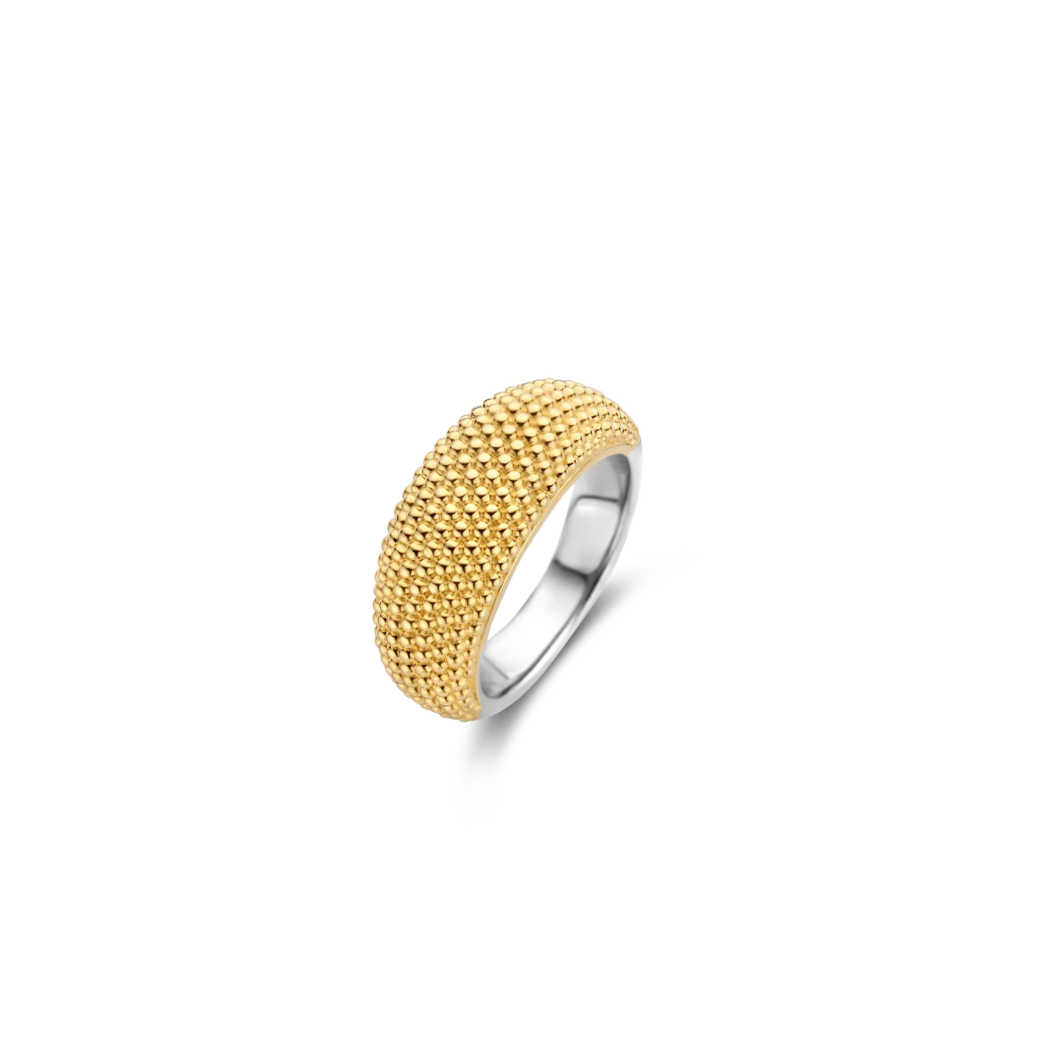 Anillo de plata bañada en oro amarillo
