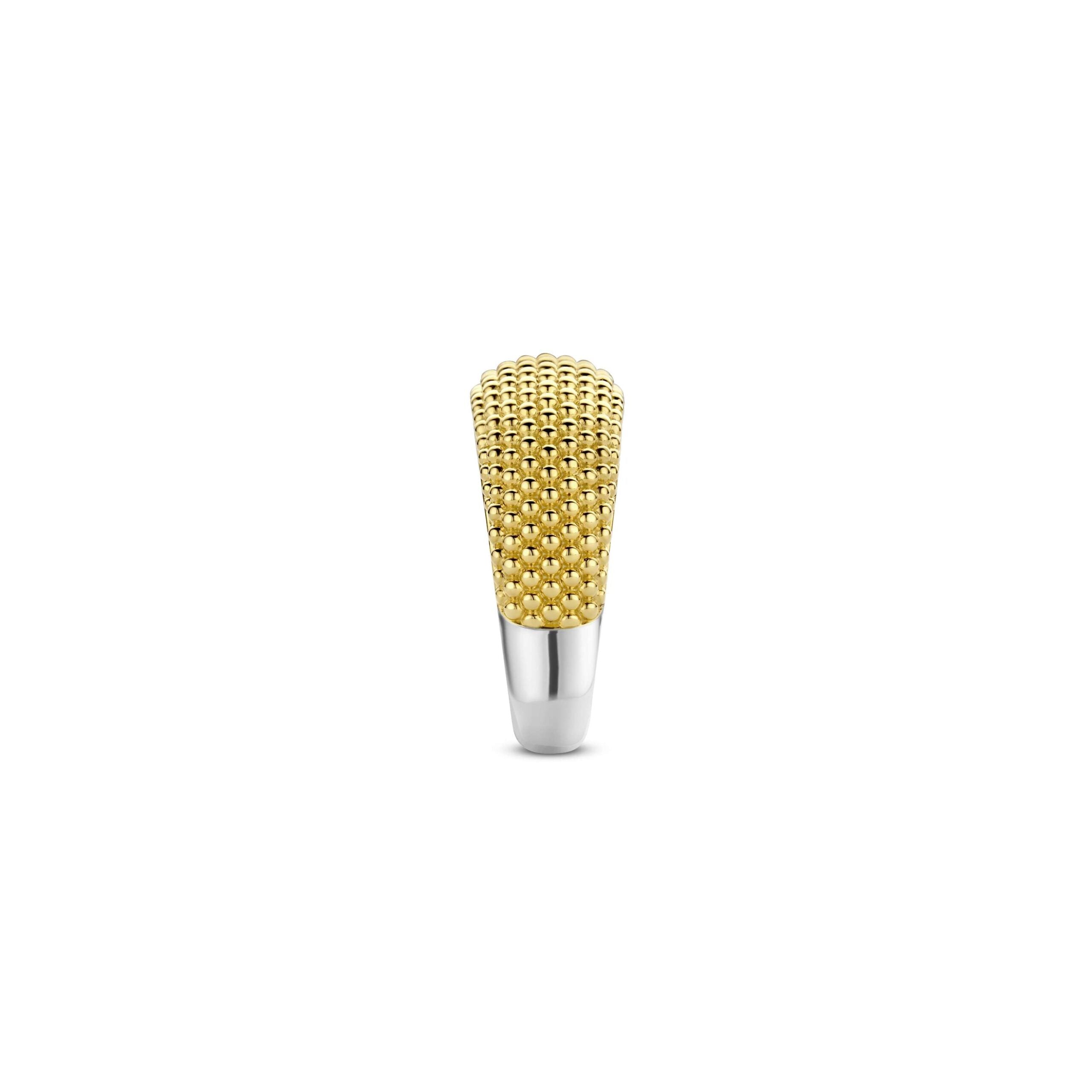 Anillo de plata bañada en oro amarillo