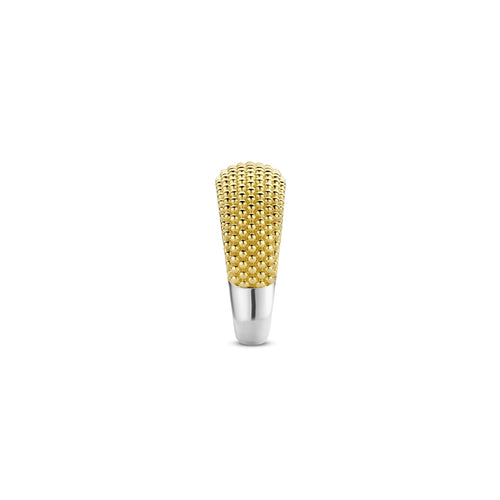 Anillo de plata bañada en oro amarillo