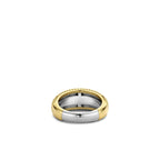 Anillo de plata bañada en oro amarillo