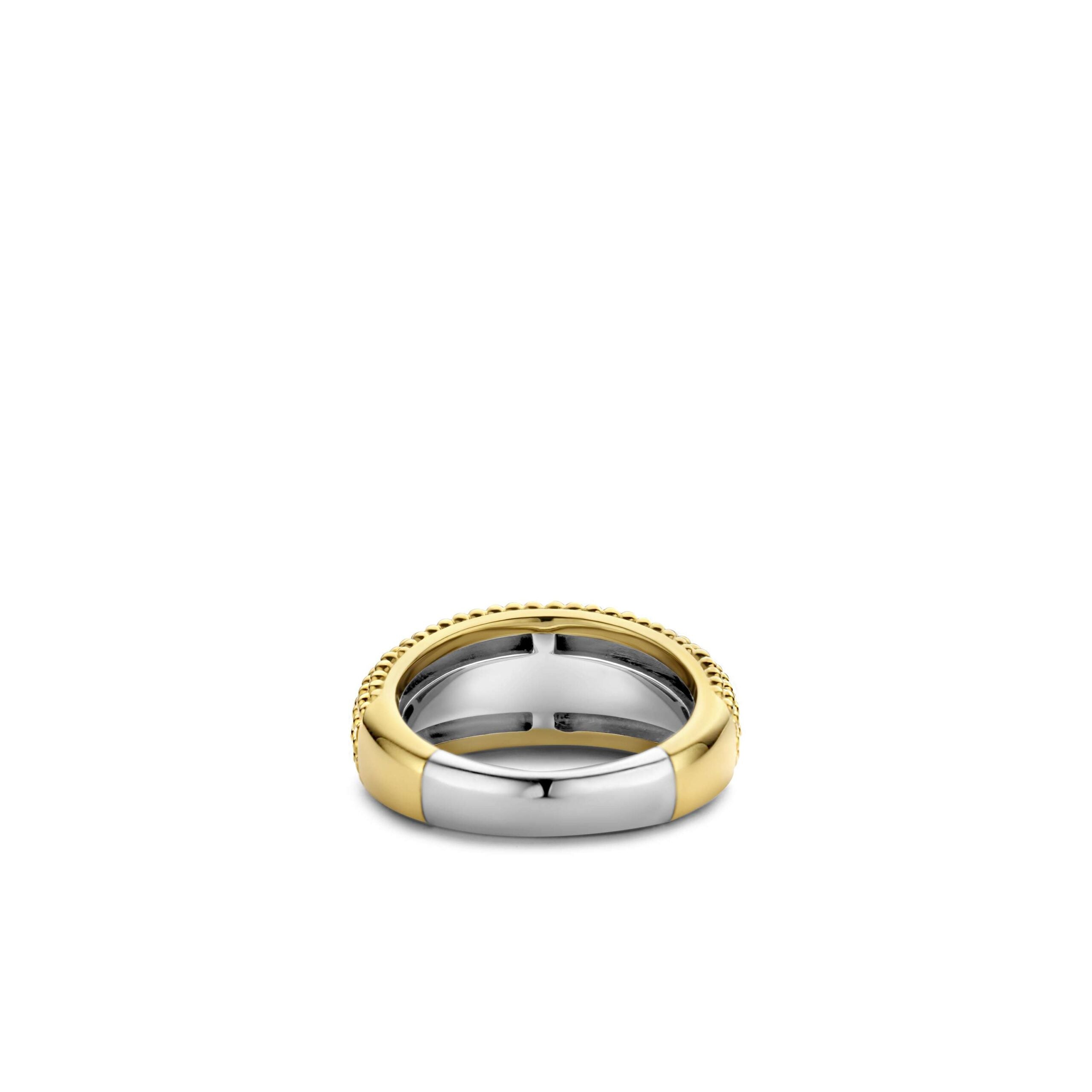 Anillo de plata bañada en oro amarillo