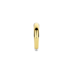 Anillo chunky de plata dorada con acabado en oro amarillo