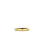 Anillo chunky de plata dorada con acabado en oro amarillo