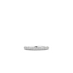 Anillo platinado con zirconia blanca