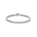 Pulsera de plata bañada en platino