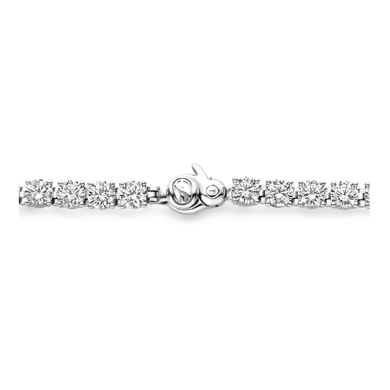 Pulsera de plata bañada en platino