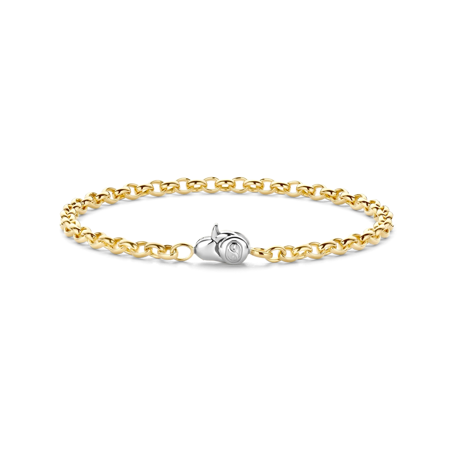 Pulsera de plata bañada en oro