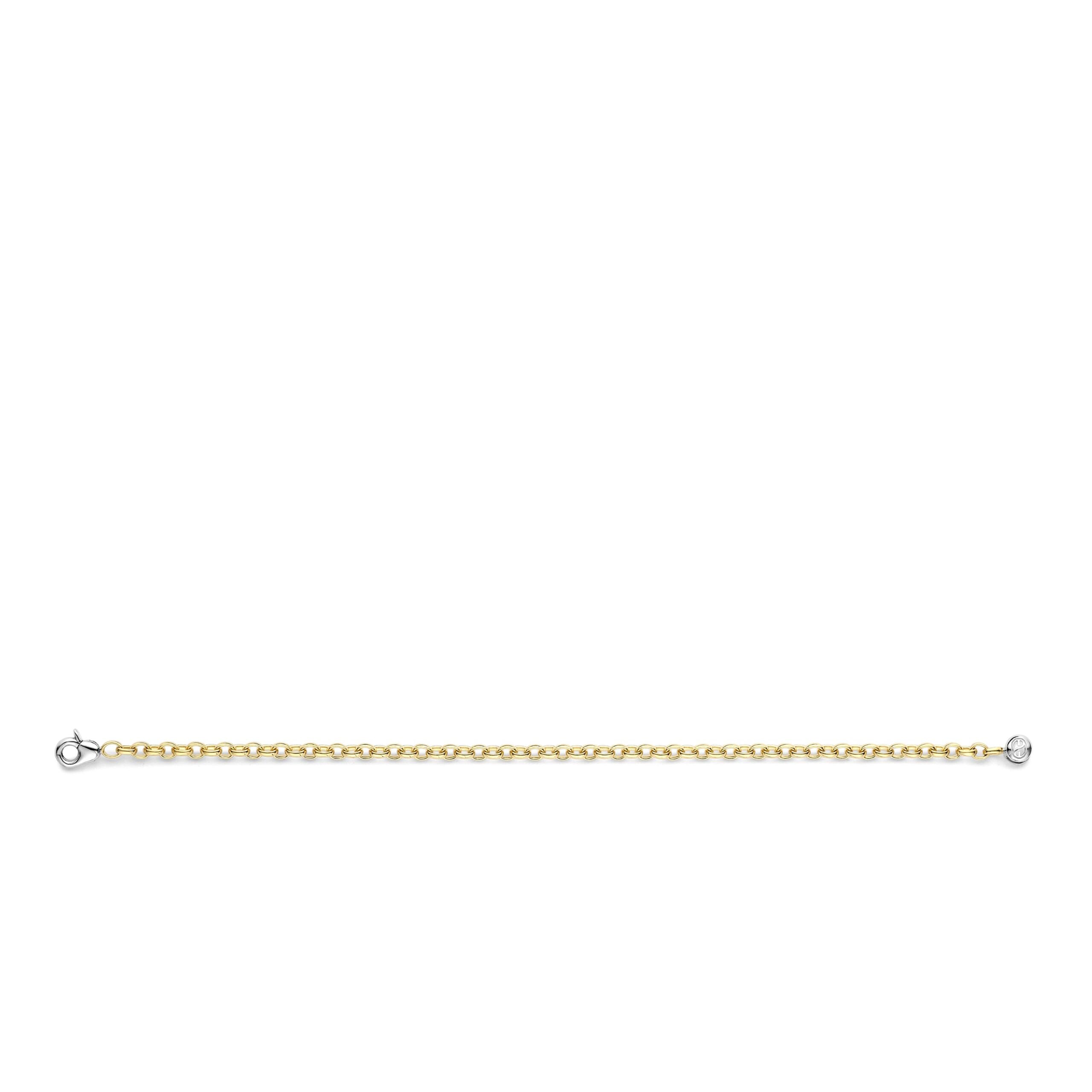 Pulsera de plata bañada en oro