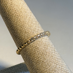 Anillo de 14K oro amarillo churumbela
