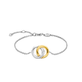 Pulsera de plata bañada en oro amarillo
