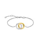 Pulsera de plata bañada en oro amarillo