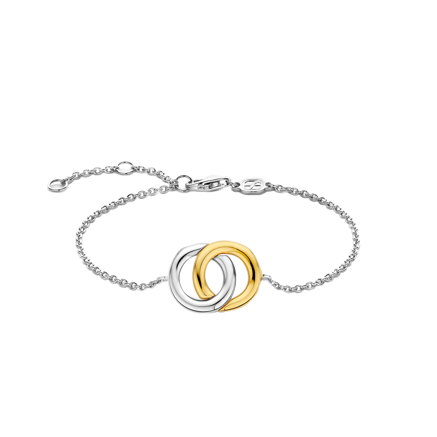 Pulsera de plata bañada en oro amarillo