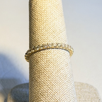 Anillo de 14K oro amarillo churumbela