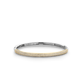 Pulsera de plata bañada en oro amarillo con zirconia blanca