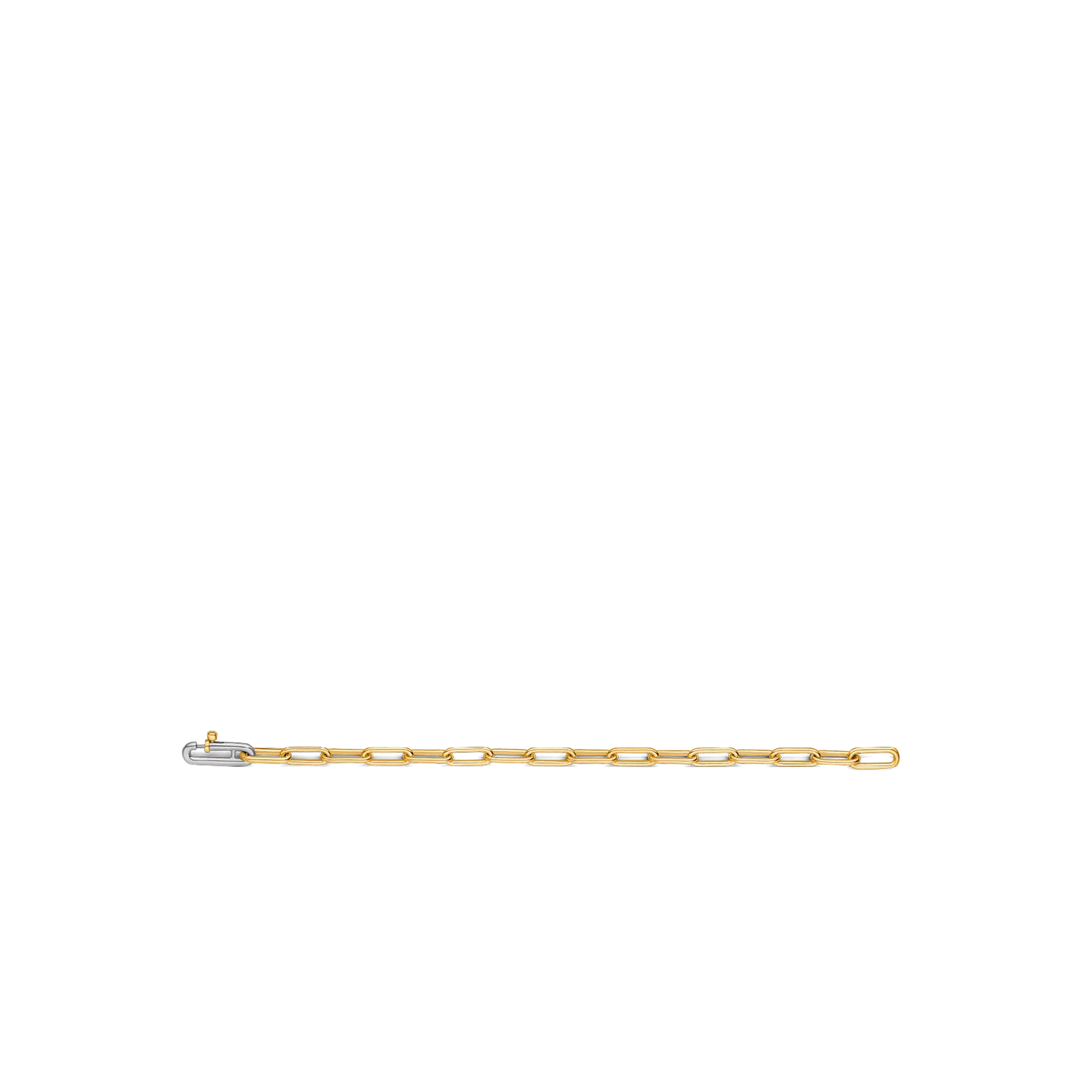 Pulsera de plata bañada en oro amarillo