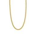 Collar de plata bañada en oro amarillo