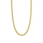 Collar de plata bañada en oro amarillo