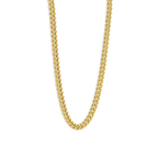 Collar de plata bañada en oro amarillo