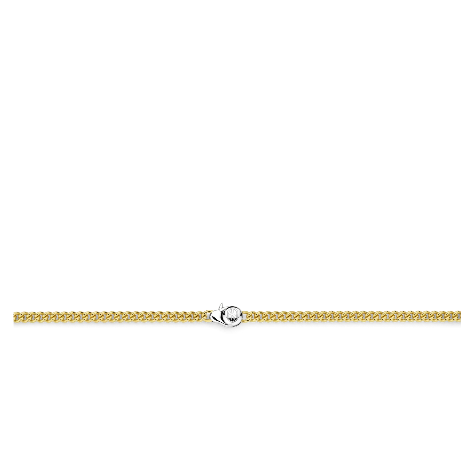 Collar de plata bañada en oro amarillo