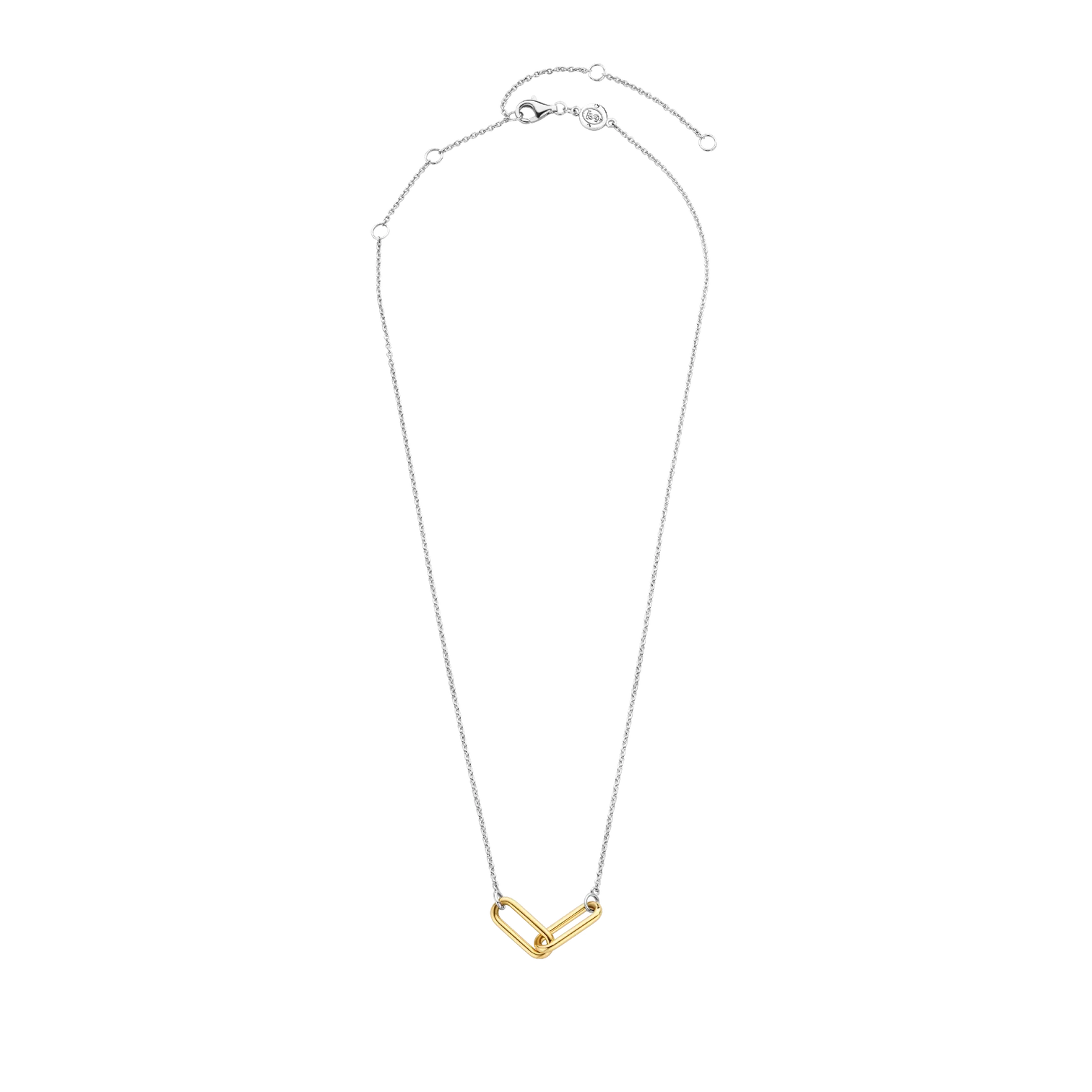 Collar de plata bañada en oro amarillo