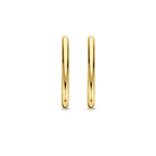 Aretes de plata bañada en oro amarillo