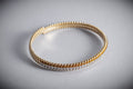 Aro de 18K tennis oro amarillo
