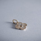 Dije Trebol de 14K oro amarillo