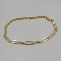 Brazalete de 14K oro amarillo torsal / clip