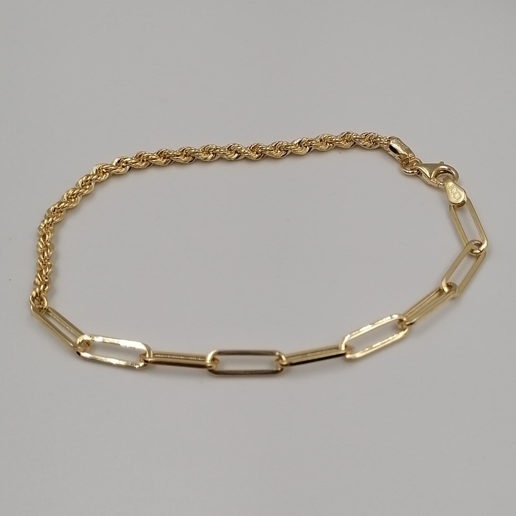 Brazalete de 14K oro amarillo torsal / clip