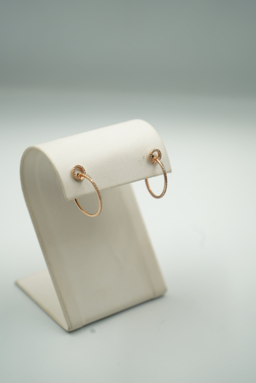 Arracadas de 14K oro rosado
