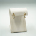 Aretes de 14K oro amarillo Clip