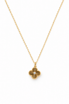 Dije Trebol de 14K oro amarillo