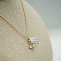 Dije Trebol de 14K oro amarillo