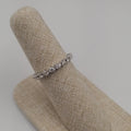 Anillo de 14K oro blanco churumbela