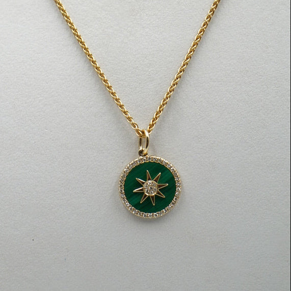 Dije Sol 14K oro amarillo