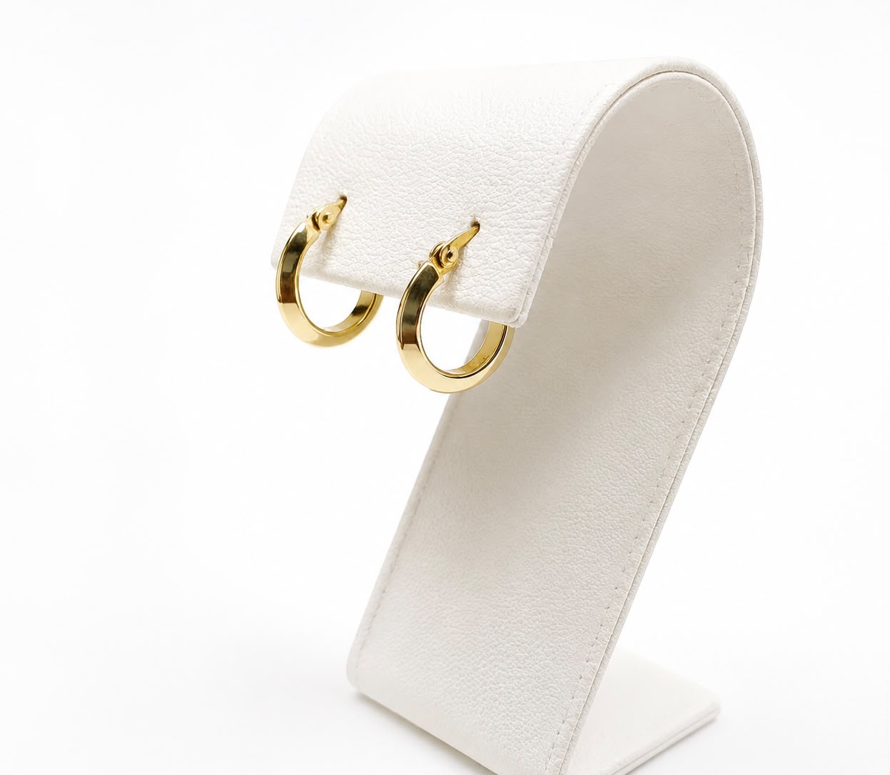 Arracadas de 14K oro amarillo baby knife